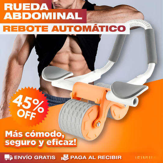 RUEDA ABDOMINAL CON REBOTE – Entrenamiento más seguro, efectivo y resultados visibles desde casa