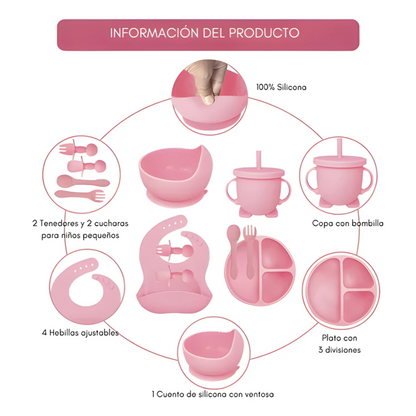 SET DE ALIMENTACIÓN DE BEBÉ – Menos desorden, más autonomía y comidas seguras desde el primer día