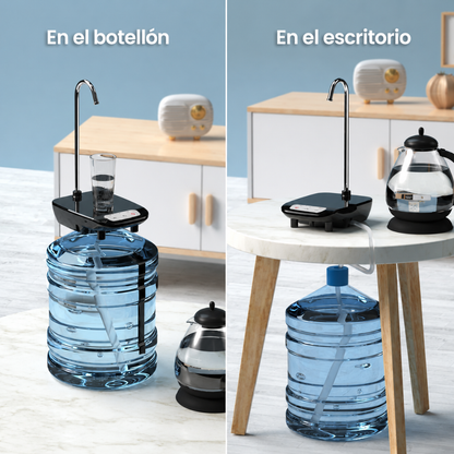 DISPENSADOR DE AGUA - Sirve agua con solo presionar un botón, sin cargar el botellón ni mojarte