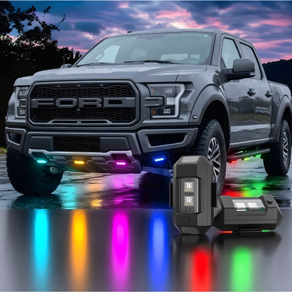 MINI LUZ LED PACKx4 – Iluminación potente, estilo único y visibilidad en cada recorrido