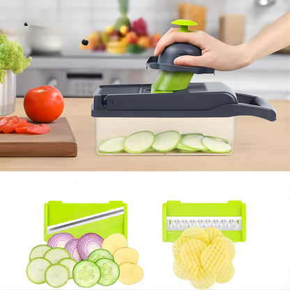 CORTADOR DE VERDURAS MULTIFUNCIONAL – Cocina fácil, rápida y sin desorden
