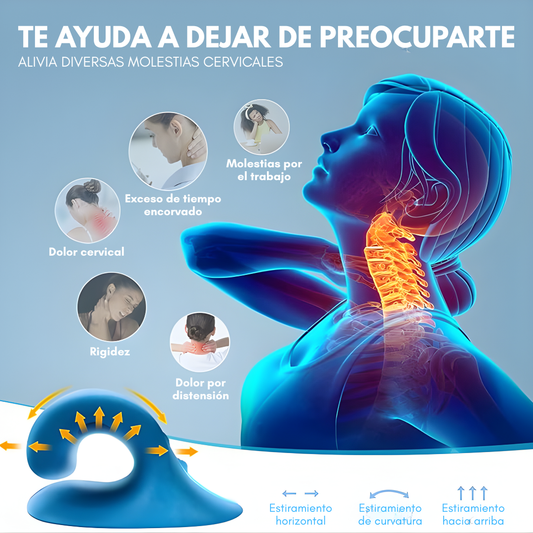 ALMOHADA DE TRACCION CERVICAL – Alivio profundo, corrección postural y descanso real para tu cuello