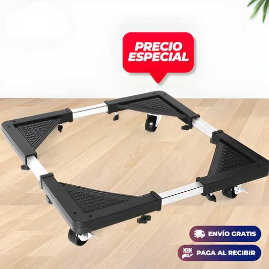 BASE CON RODOS – Mueve fácil tu lavadora, nevera o muebles pesados