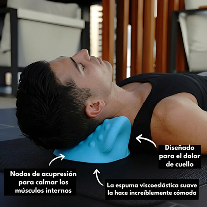 ALMOHADA DE TRACCION CERVICAL – Alivio profundo, corrección postural y descanso real para tu cuello