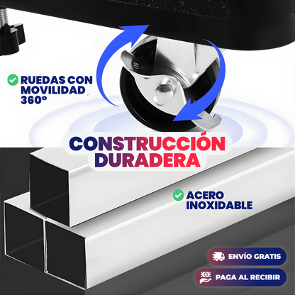 BASE CON RODOS – Mueve fácil tu lavadora, nevera o muebles pesados