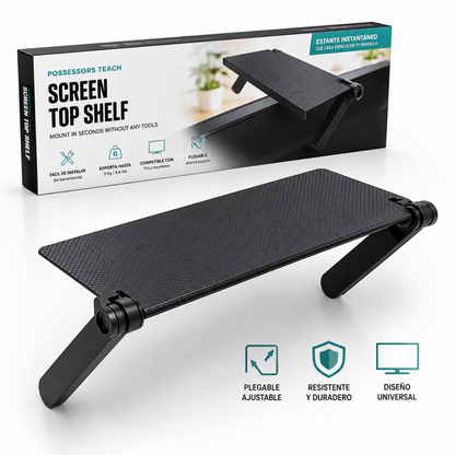 ORGANIZADOR PARA TV – Ordena modem, control y accesorios sin ocupar espacio extra