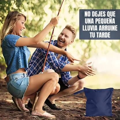 CAPA IMPERMEABLE – Protección total bajo la lluvia con máxima visibilidad y comodidad