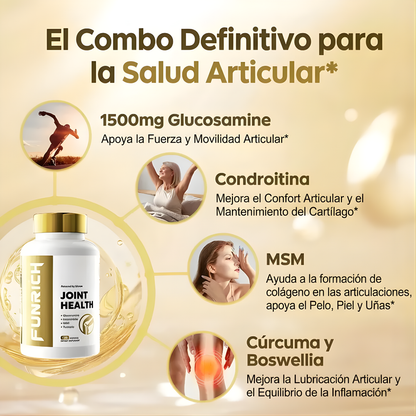 FUNRICH CÁPSULAS DE CÚRCUMA – Apoyo natural para articulaciones, movilidad y bienestar diario