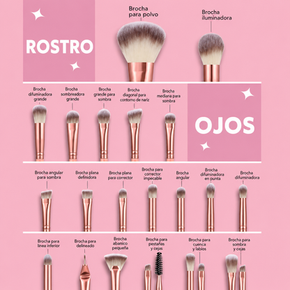 KIT DE MAQUILLAJE DE VIAJE 15 PIEZAS — Viajar ligera sin dejar de verte increíble