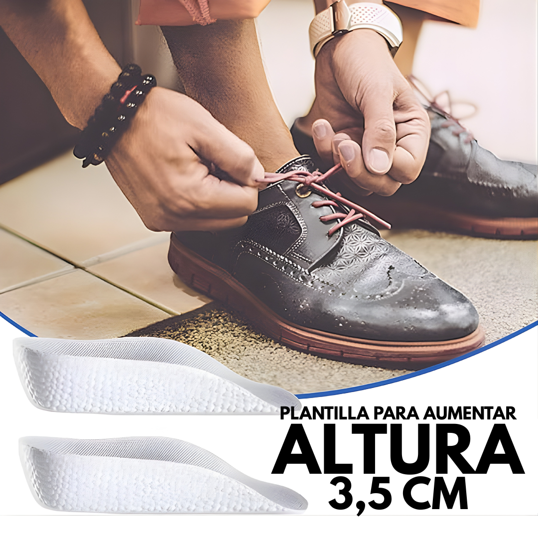 PLANTILLA PARA AUMENTAR ALTURA 3,5 CM – Más altura, mejor postura y confianza en cada paso