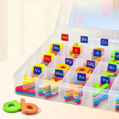 SET EDUCATIVO CON LETRAS MAGNÉTICAS – Aprende, crea y construye palabras jugando