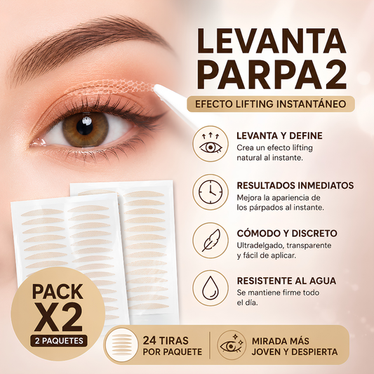 LEVANTA PARPA2 (Pack x2) – Mirada más abierta, efecto lifting inmediato y acabado natural sin cirugía