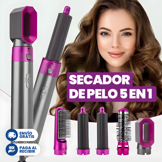 AirGlam 5 en 1 – Potencia y versatilidad para un look siempre impecable.
