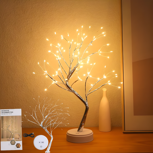 ÁRBOL DE LUZ MÁGICO BONSAI – Decoración encantadora, ambiente relajante y luz cálida para transformar cualquier espacio