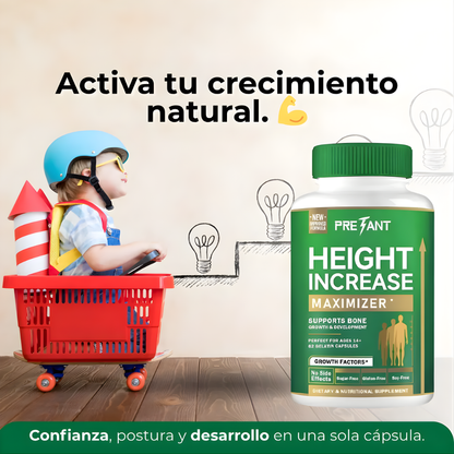 HEIGHT INCREASE – Apoyo nutricional diario, bienestar integral y desarrollo saludable