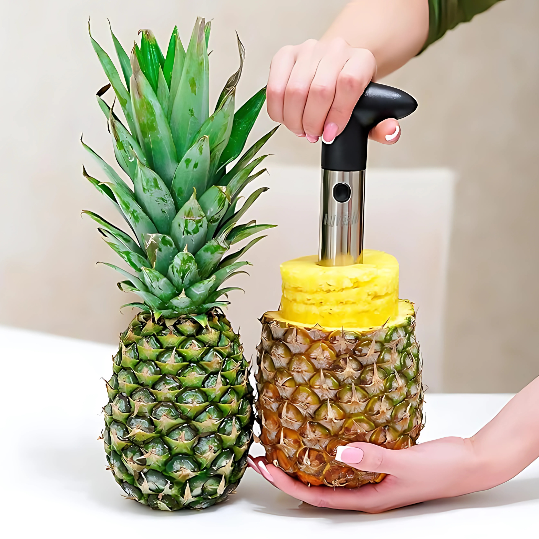 SACA PIÑA (PACK X2) – Trozos perfectos en segundos sin desorden ni esfuerzo