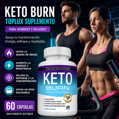 KETO BURN TOPLUX SUPLEMENTO – Apoyo keto para energía diaria