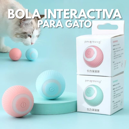 BOLA INTERACTIVA PARA GATO – Diversión automática, estimulación mental y juego sin aburrimiento