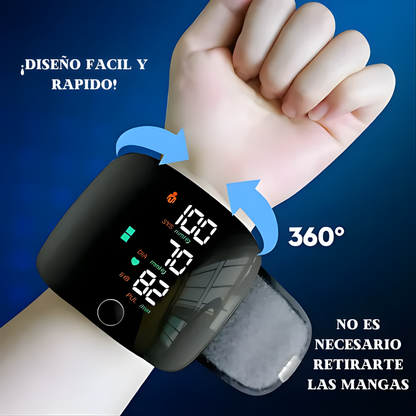 MONITOR DE MUÑECA – Medición rápida, control preciso y cuidado de tu salud en casa