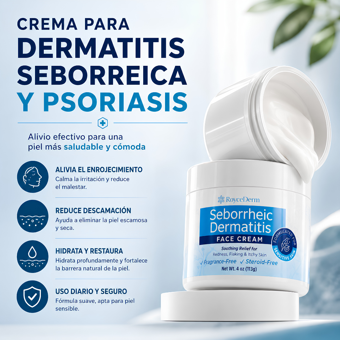 CREMA PARA DERMATITIS SEBORREICA Y PSORIASIS – Calma, hidrata y protege