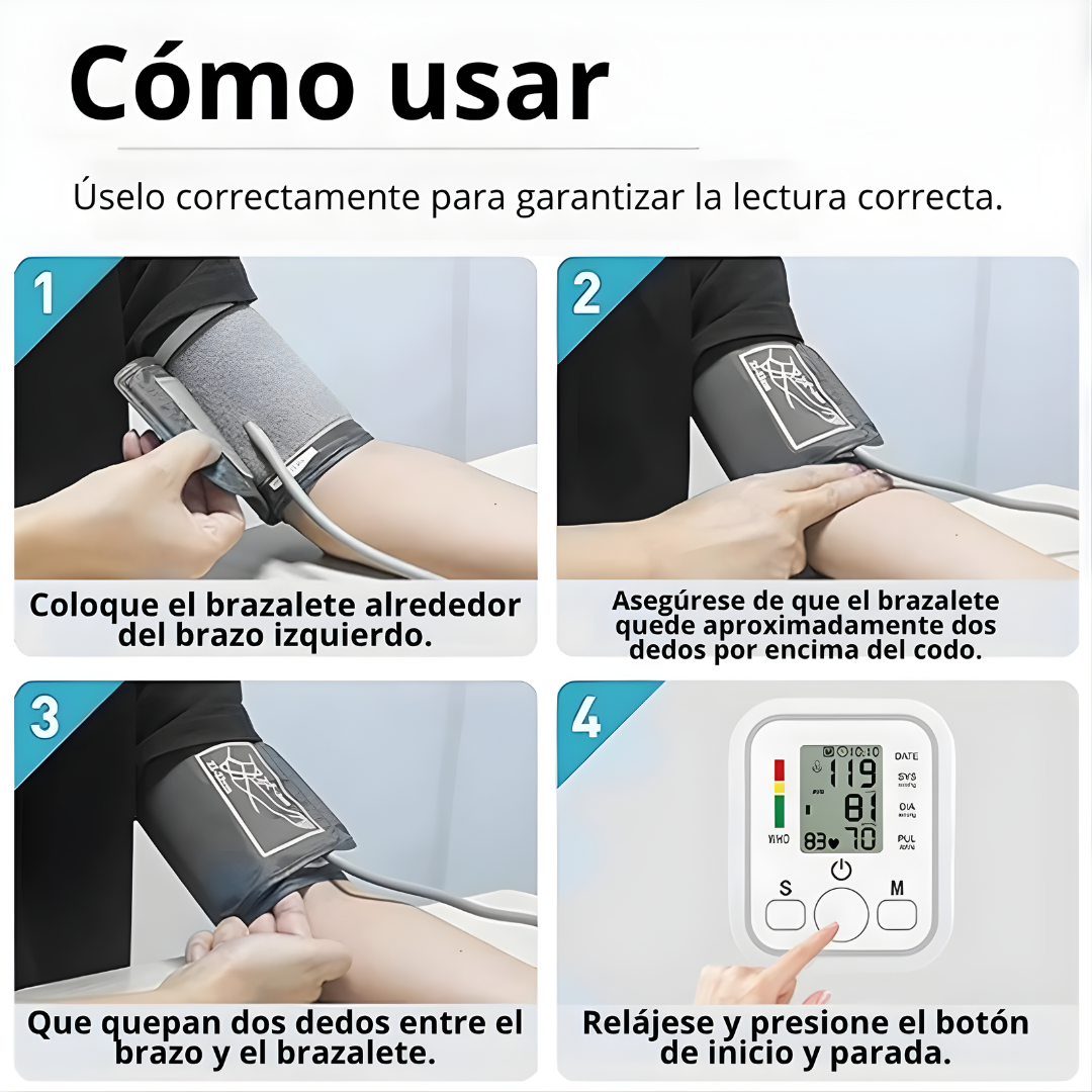 MONITOR DE PRESIÓN — Controla tu presión, cuida tu salud desde casa