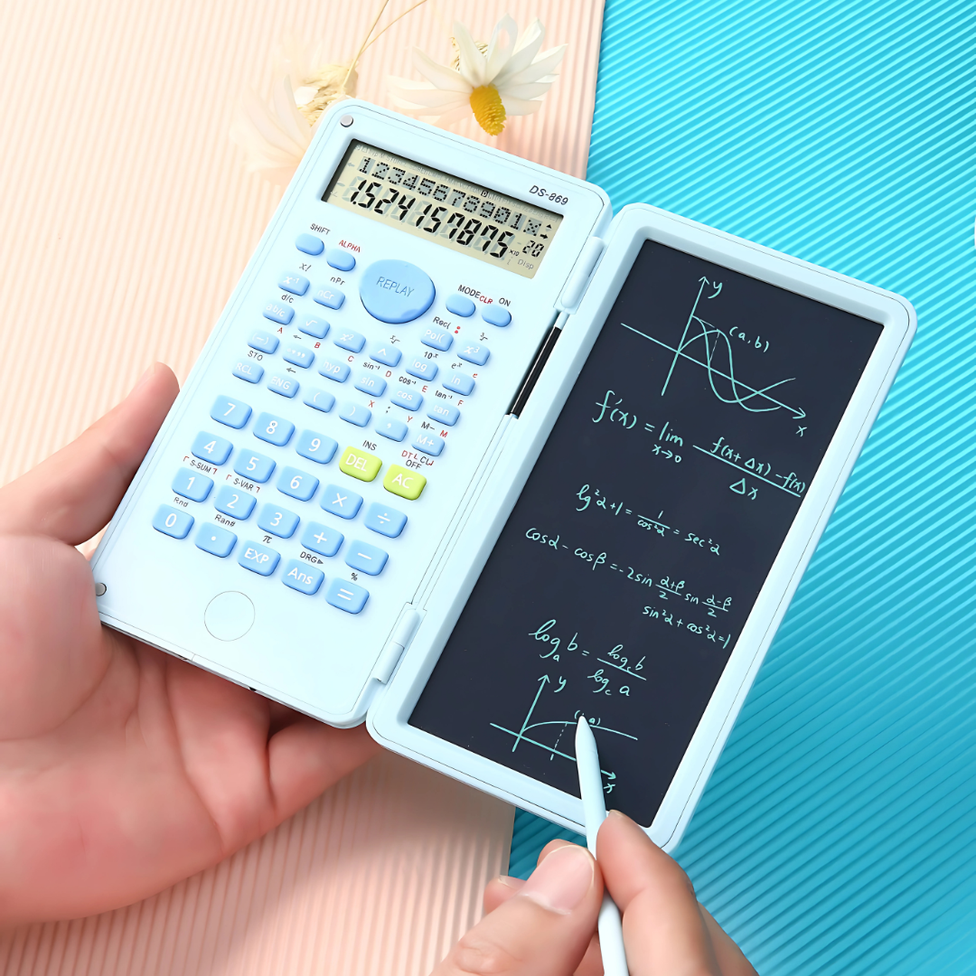 CALCULADORA CIENTÍFICA CON NOTE PAD – Precisión y practicidad en un solo dispositivo