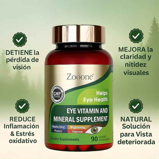 ZOOONE VITA EYES X 90 CÁPSULAS – Apoyo visual diario, cuidado integral y bienestar para tu rutina