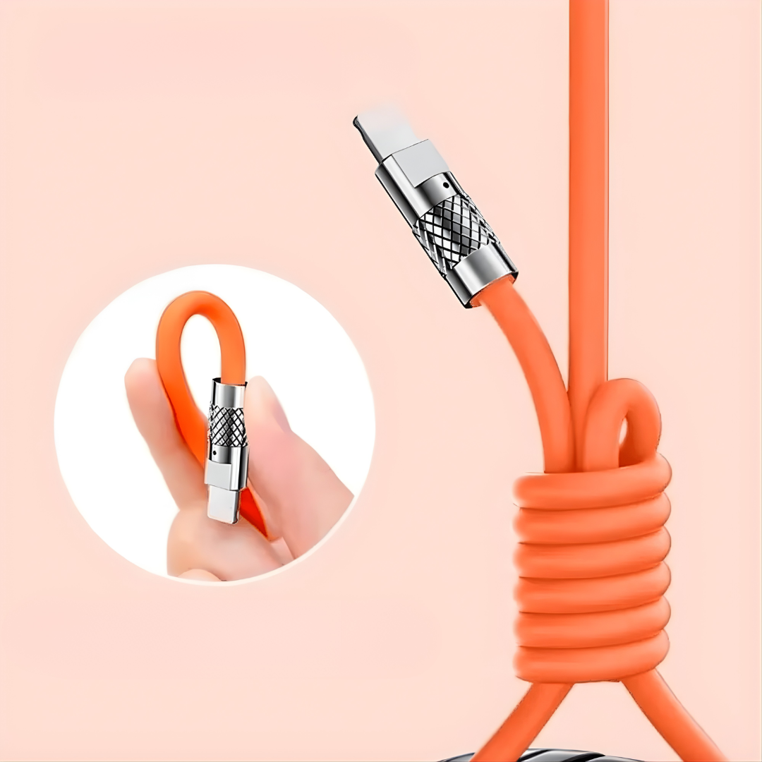 SUPER CABLE 3 PUNTAS – Carga múltiple, conexión universal y menos cables enredados