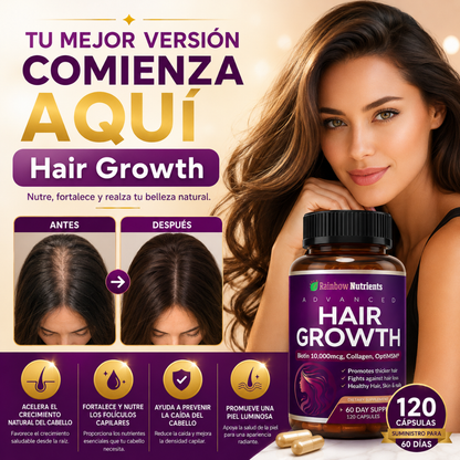 HAIR GROWTH — El cabello que perdiste puede volver a crecer
