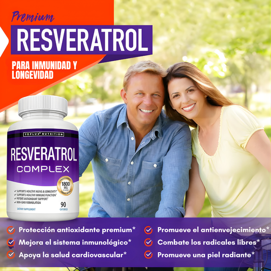 RESVERATROL – Piel más joven, uniforme y luminosa desde el interior cada día