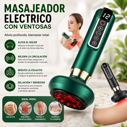 MASAJEADOR ELÉCTRICO CON VENTOSAS – Masaje y piel firme