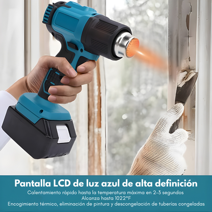 PISTOLA DE CALOR INALÁMBRICA – Calor potente, precisión total y libertad sin cables