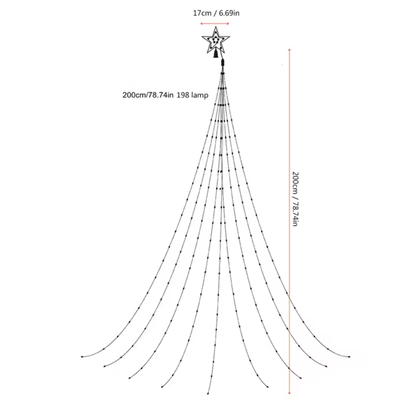 SERIE DE LUCES CON ESTRELLA – Ilumina tus espacios con magia y calidez