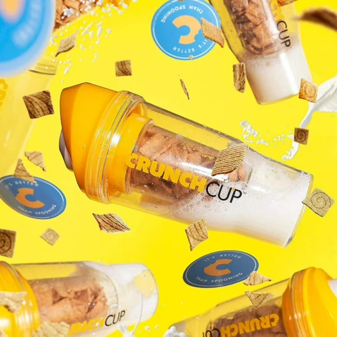 CRUNCH CUP — Tu desayuno crujiente y sin caos en cualquier lugar