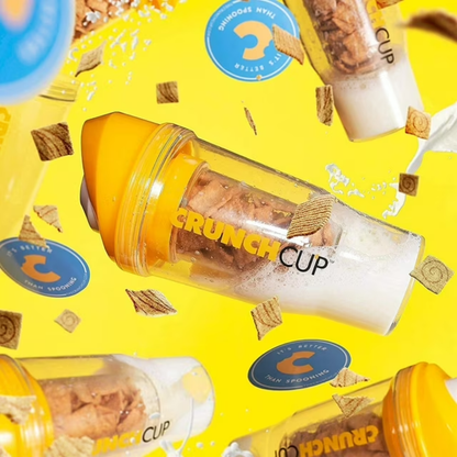 CRUNCH CUP — Tu desayuno crujiente y sin caos en cualquier lugar