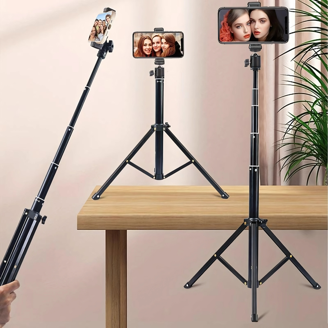 SELFIE STAND 1.6M – Estabilidad profesional para tus mejores tomas