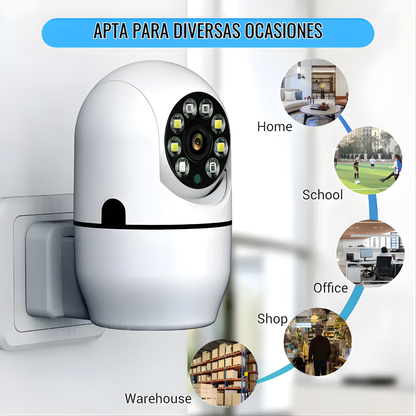 CÁMARA DE MONITOREO DOMÉSTICO DE WIFI – Seguridad inteligente, vigilancia en tiempo real y tranquilidad desde cualquier lugar