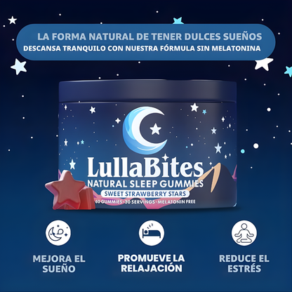LULLA BITTES GOMITAS PARA EL SUEÑO – Descanso profundo, conciliación más rápida y noches sin interrupciones