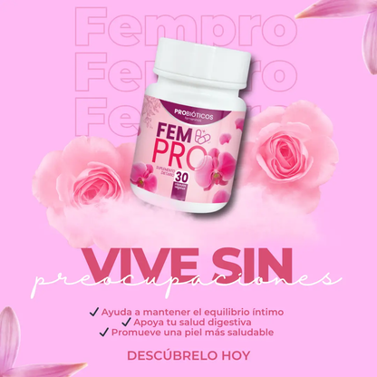 FP PV — Probióticos femeninos para equilibrio íntimo, frescura y bienestar diario