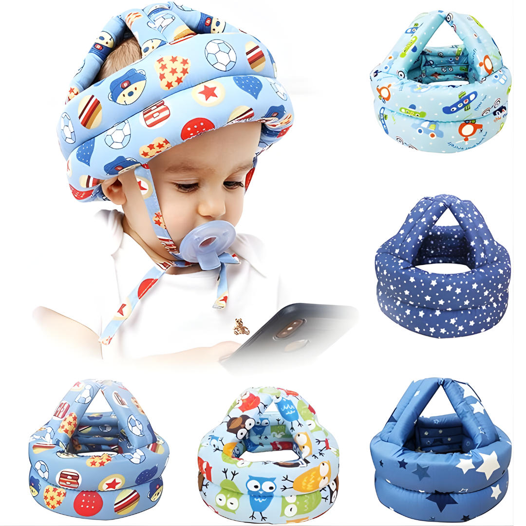 CASCO DE PROTECCIÓN ANTIGOLPES PARA BEBÉS – Seguridad acolchada, mayor tranquilidad y protección en sus primeros pasos
