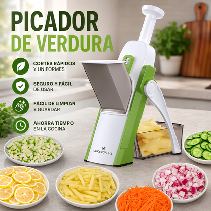 PICADOR DE VERDURA – Corta, rebana y prepara como un chef en segundos