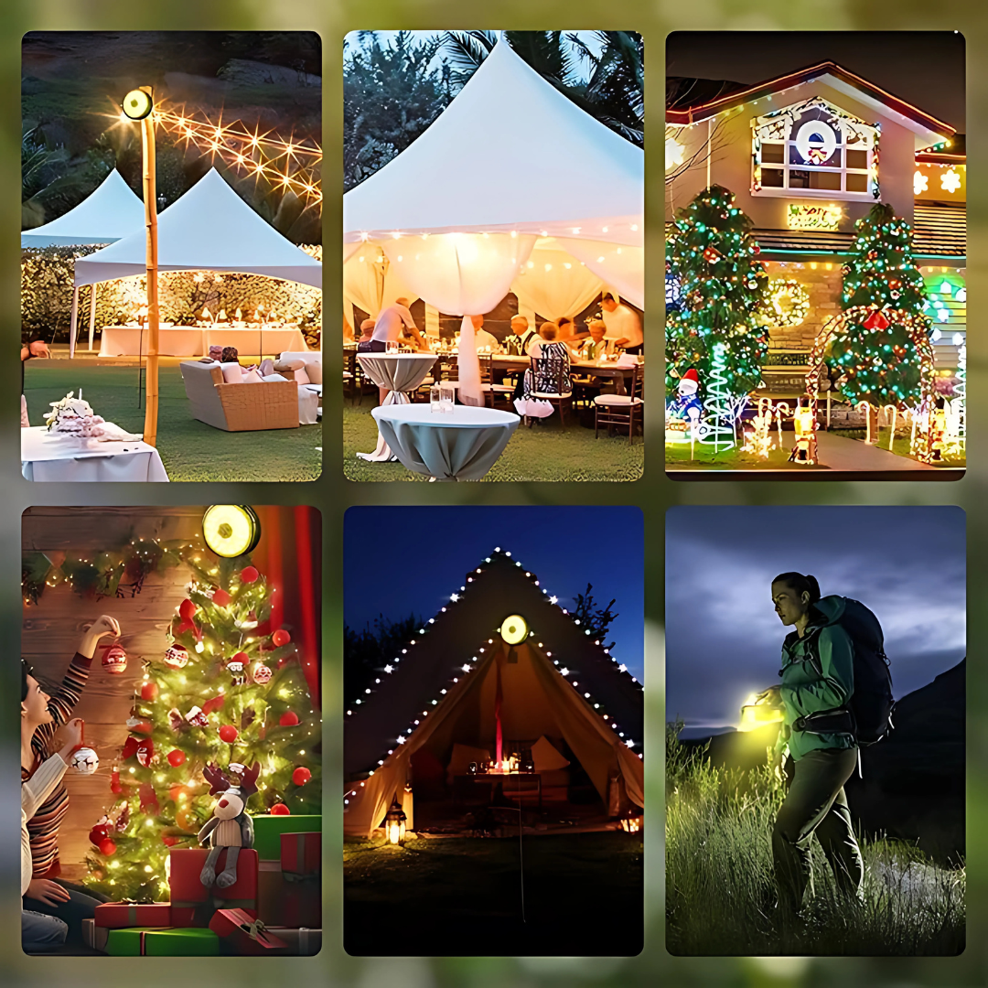 CAMPING LIGTH – Iluminación potente y compacta para cualquier aventura