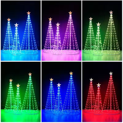 ARBOL DE NAVIDAD LED – Iluminación mágica y diseño moderno para tu hogar