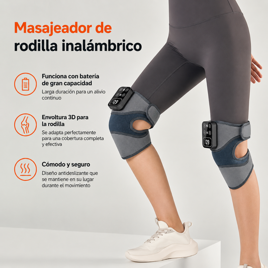 RODILLERA ELÉCTRICA — Calor y vibración para aliviar el dolor articular