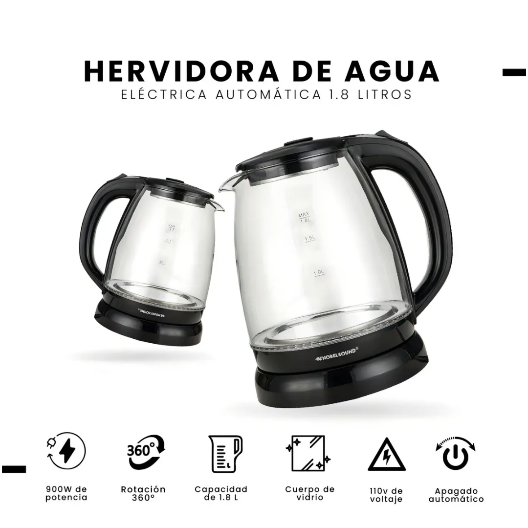 HERVIDOR ELÉCTRICO - Agua hervida en minutos con estilo y seguridad