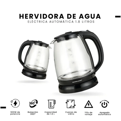 HERVIDOR ELÉCTRICO - Agua hervida en minutos con estilo y seguridad