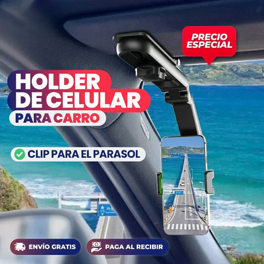 SOPORTE PARA CELULAR PLEGABLE — Maneja sin distracciones, llega siempre seguro