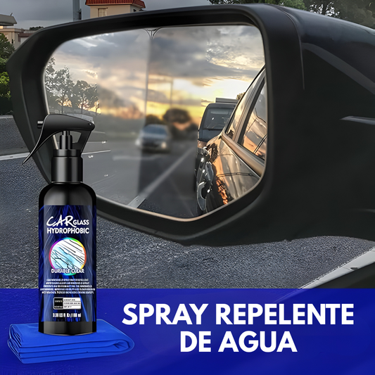 SPRAY REPELENTE DE AGUA – Visibilidad clara, efecto hidrofóbico y conducción más segura bajo la lluvia