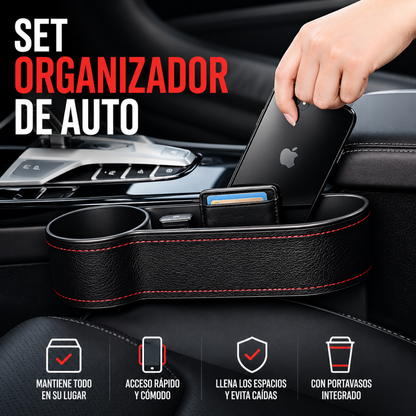 SET ORGANIZADOR DE AUTO – Mantén tu vehículo limpio, práctico y sin desorden