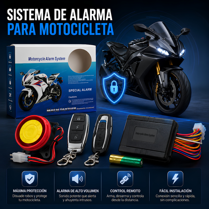 SISTEMA DE ALARMA PARA MOTOCICLETA – Seguridad activa para tu mot